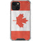 Canada Flag Distressed iPhone 13 Clear Case